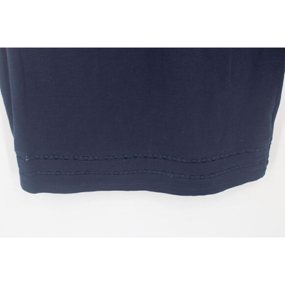 BODEN NAVY BLUE SHORT SLEEVE SIZE 6 DRESS LACE INLETS JO437 - Picture 5 of 8